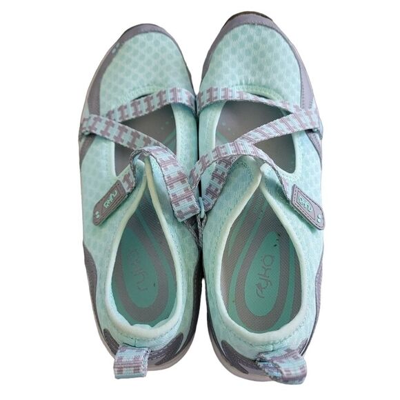 Ryka Adjustable Mesh Mary Jane Sneakers Kailee Mint - Picture 5 of 9